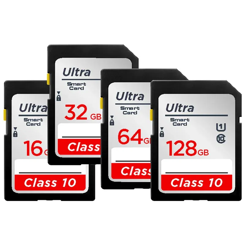 Capacity: 8 GB - SD Card 64GB 128GB 256GB V10 16GB 32GB Normal Full Size Flash SD Memory Card High Speed for Camera