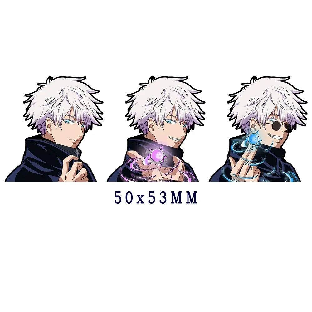 Color: Burgundy - Anime Mini Motion Stickers Pochita Power Denji Chainsaw Man Attack on Titan Decals for Phones,cup,laptop,Etc.Waterproof