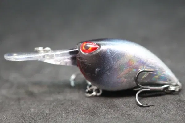 Color: Yellow - wLure Crankbait Wobble Fishing Lure 6cm 5g Deep Diving Tight Action Fresh Water Hard Bait Floating 8# Hooks Insect Bait C770