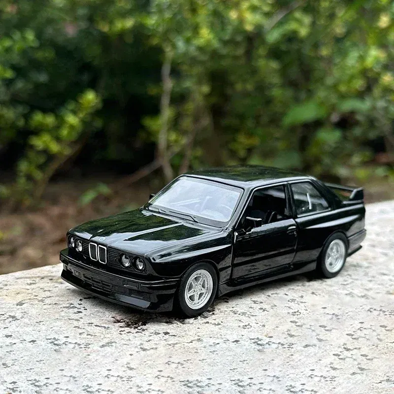 Color: WHITE - 1:36 BMW M3 E30 1987 Porsche 911 Turbo Audi Quattro Metal Toy Alloy Car Diecasts & Toy Vehicles Car Model Model Car For Children