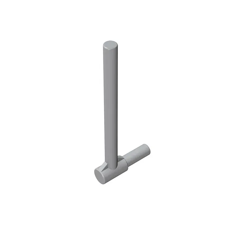 Color: GRAY - Gobricks GDS-963 Bar 5L with Handle (Friction Ram) compatible with lego 87618 DIY Educational Building Blocks Technical