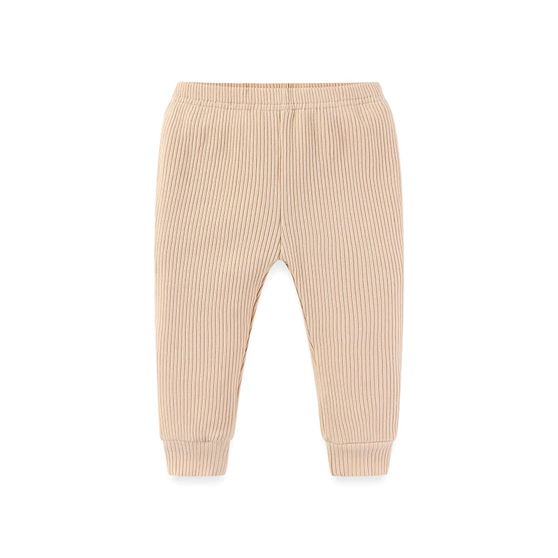 Color: GRAY, Kid Size: 24M - Kiddiezoom 1 Pcs/Lot Fashion Unisex Solid Baby Boy Girl Pants 0-24Months Cotton Ribbed Soft Newborn Leggings