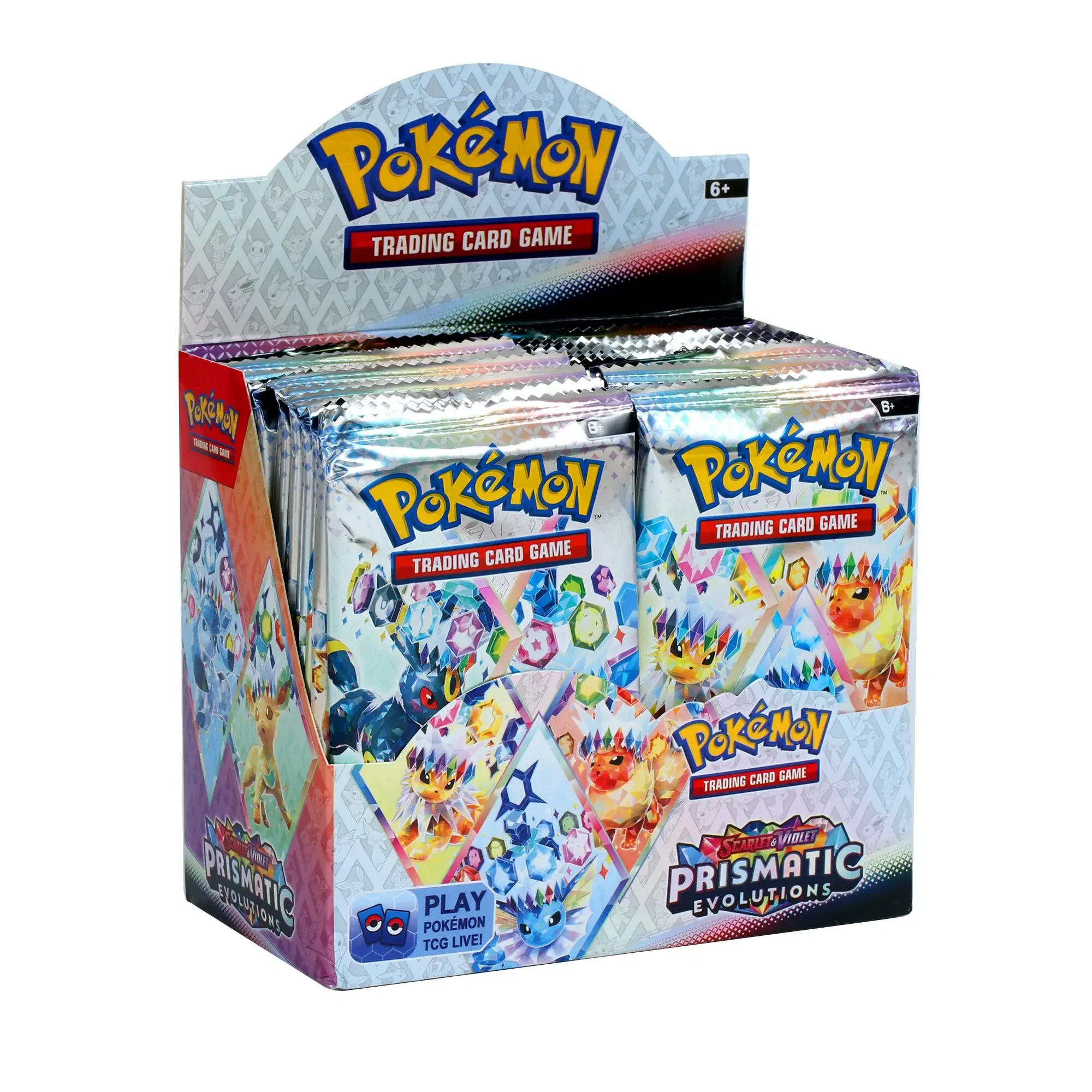 Color: Eight - *Prismatic Evolutions 360Pcs Pokemon Card Journey Together Stellar Crown 151 Ultra Prism English Booster Battle Transaction *///