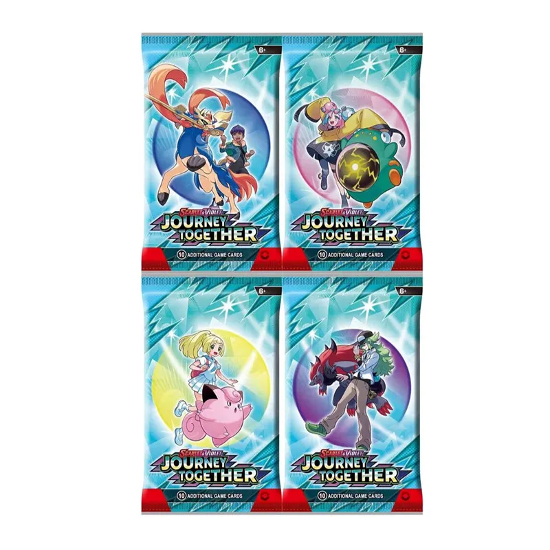 Color: Eight - *Prismatic Evolutions 360Pcs Pokemon Card Journey Together Stellar Crown 151 Ultra Prism English Booster Battle Transaction *///