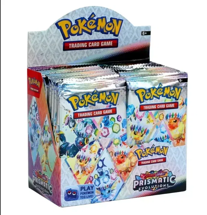 Color: Eight - *Prismatic Evolutions 360Pcs Pokemon Card Journey Together Stellar Crown 151 Ultra Prism English Booster Battle Transaction *///