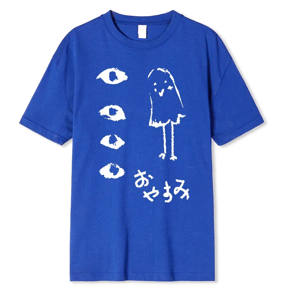 Color: Fuchsia, Size: XXXL - Oyasumi PunPun Modal Print T-Shirts Funny Anime Streetwear Camisetas Men Women Short-sleev Fashion Harajuku Cartoon Tee Shirt