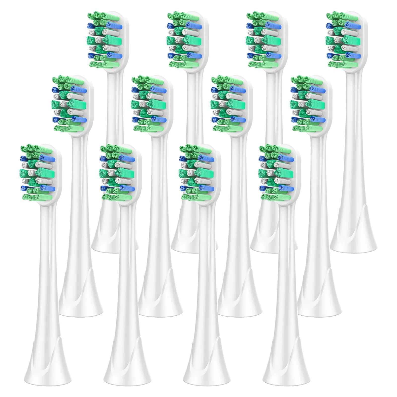 Color: Silver - Replacement Toothbrush Heads Compatible with Philips Sonicare Optimal Plaque Control HX9023/65 HX9044 HX9054 Electric Brush Head