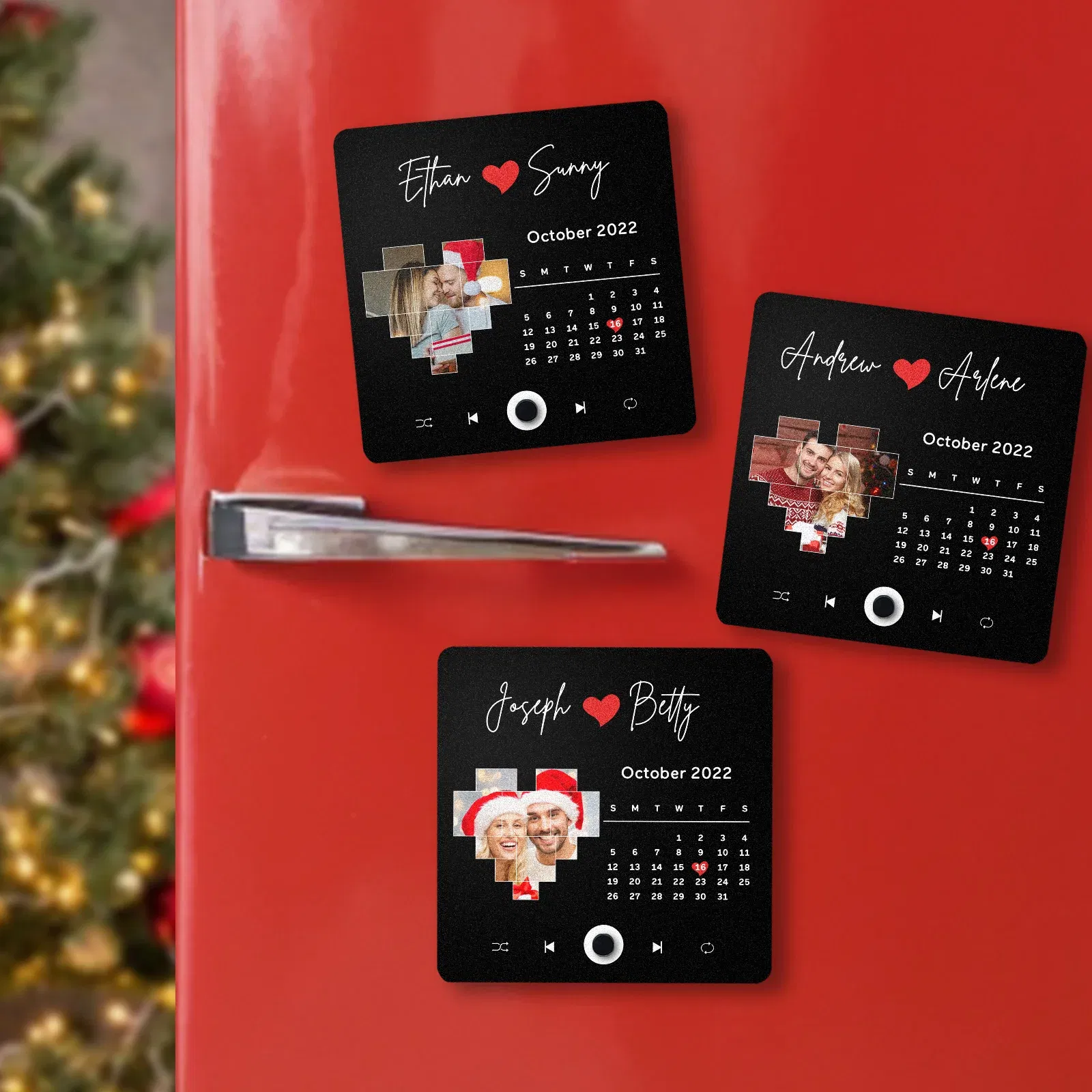 Color: Burgundy - Fridgebeats?„?3.0 Version | Personalized Fridge Magnet, Music fridge magnets, The Gift For The One You Love