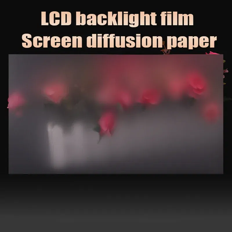 Color: Light Grey - LCD Screen Diffuser Membrane Display Prism Film Led Light Backlight Module Diffusion Paper