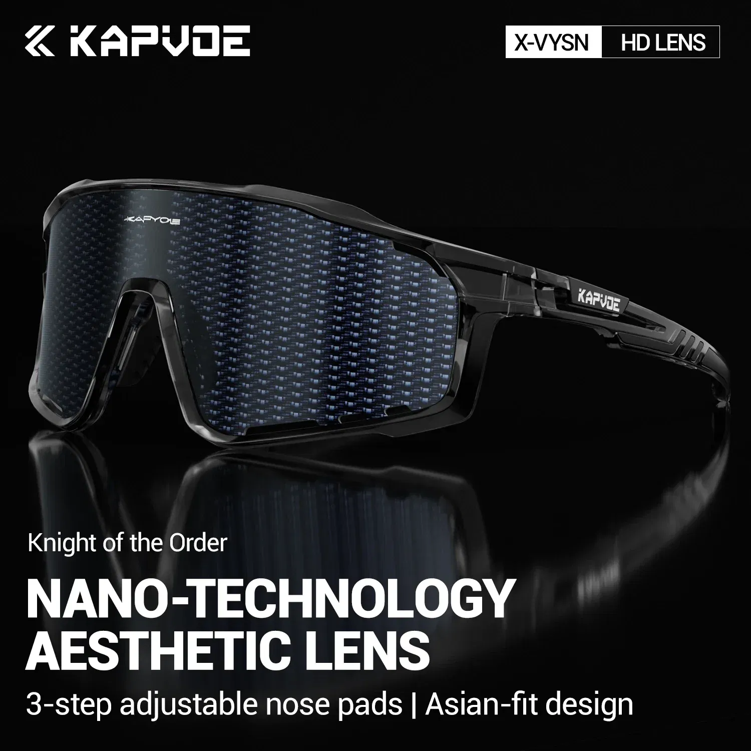Color Name: GRAY - KAPVOE New Technology Nano Lenses Cycling Glasses Bike UV400 Eyewear Outdoor Sports Sunglasses Men Women Road Bicycle Goggles