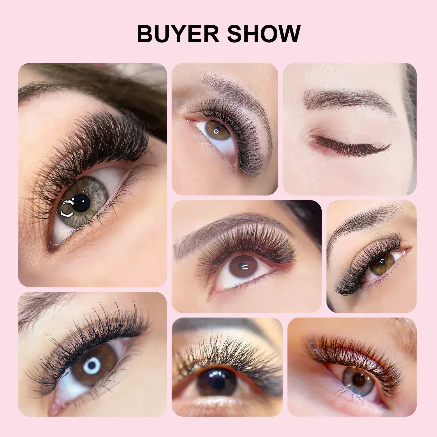 Color: Other, Curl: D, Thickness: 0.07mm, Length: 15mm - ARISON YY Lashes and 3D/4D/5D W Shape Lashes Brasileiro Premade Volume Eyelashes Extension Soft Thin Easily Grafting Extension