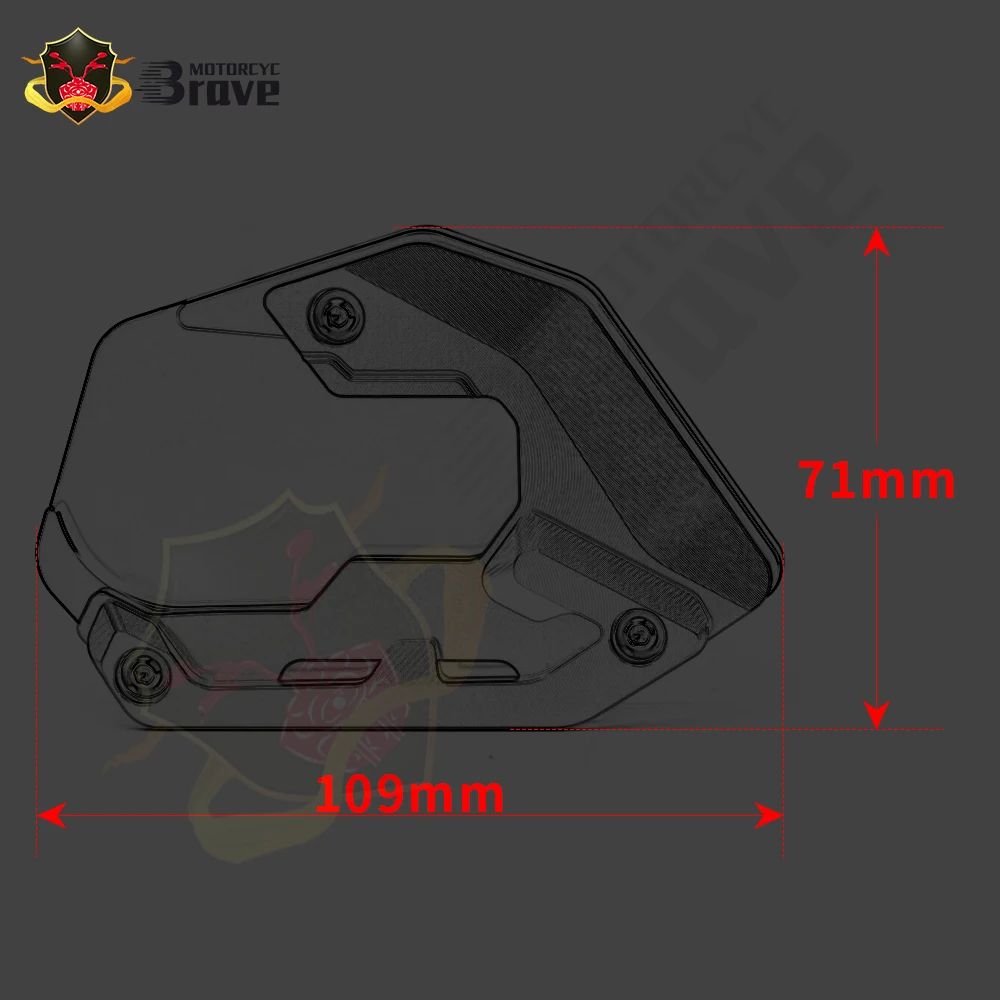 Color: Red, Ships From: CHINA - For BMW R 1250GS ADV R1250GS Adventure R 1250 GS GSA Motorcycle Kickstand Low Suspension Extender Side Stand Enlarge Extension