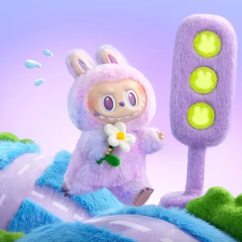 Color: WHITE - POP MART Labubu THE MONSTERS Big Into Energy Series Blind Box Vinyl Plush Dolls Pendant Action Figure Collection Birthday Gifts