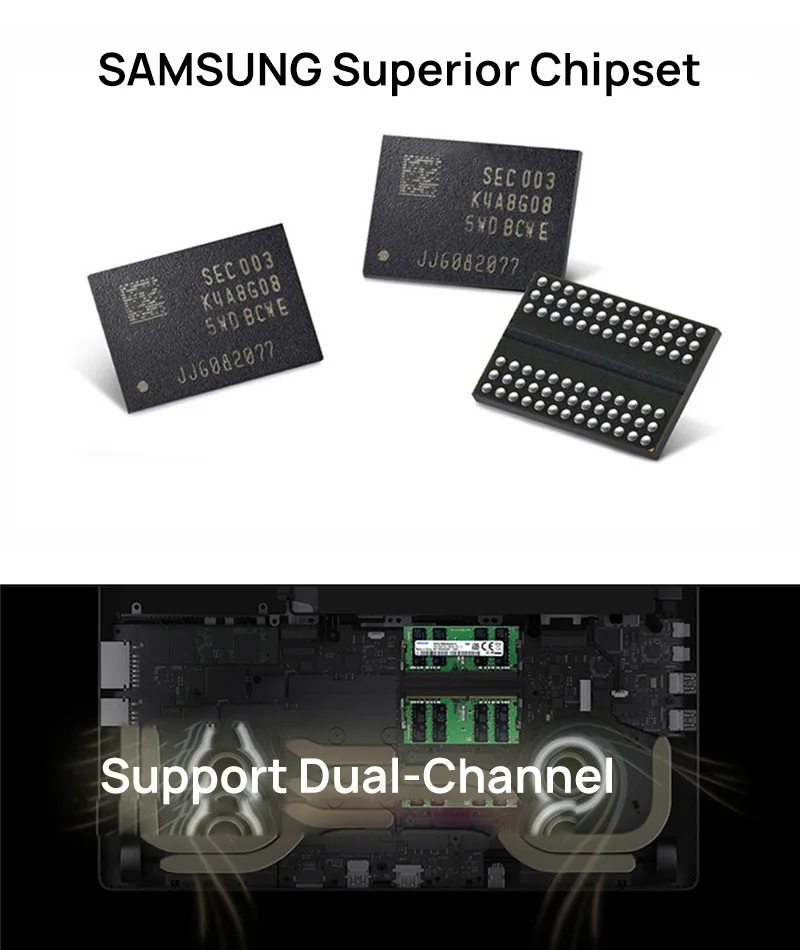 Memory Capacity: 4GB - Samsung Laptop Memory DDR3 1.5V /DDR3L 1.35V 1333 1600 1866 MT/s MHz 4GB 8GB RAM 204pin SO-DIMM Memory Stick for Laptop Notebook