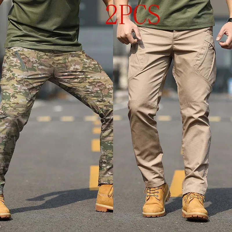 Color: Mint, Size: 5XL - Archon X9 Tactical Pants Slim Fit Waterproof Camouflage Training Pants Spring Autumn Breathable Waterproof Overalls Loose Wear