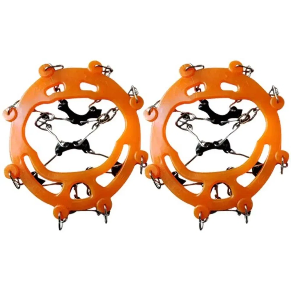Shoe Size: 13, Ships From: CHINA - Winter Outdoor Hiking Climbing Snow Spikes Crampons Cleats Chain Claws Grips Boots Cover Ice Gripper Spike for Shoes Anti Slip