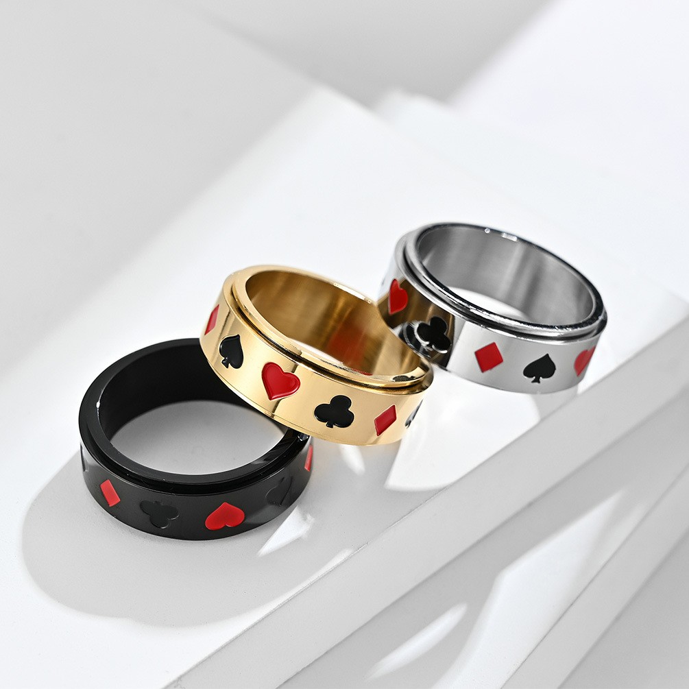 Peach Plum Square Ring