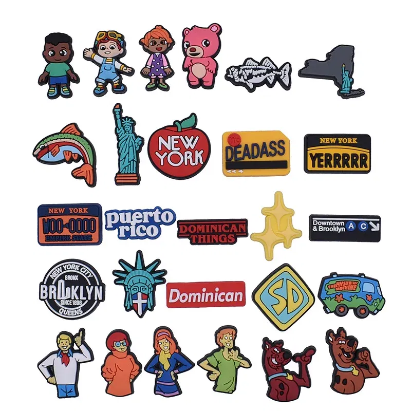 Color: transparent, Ships From: CHINA - Cute Word Shoe Charms Anti  Club  Rockin Croccin Heart Hella Hyphy Golden State Peace Sad Black  Buckle Accessories