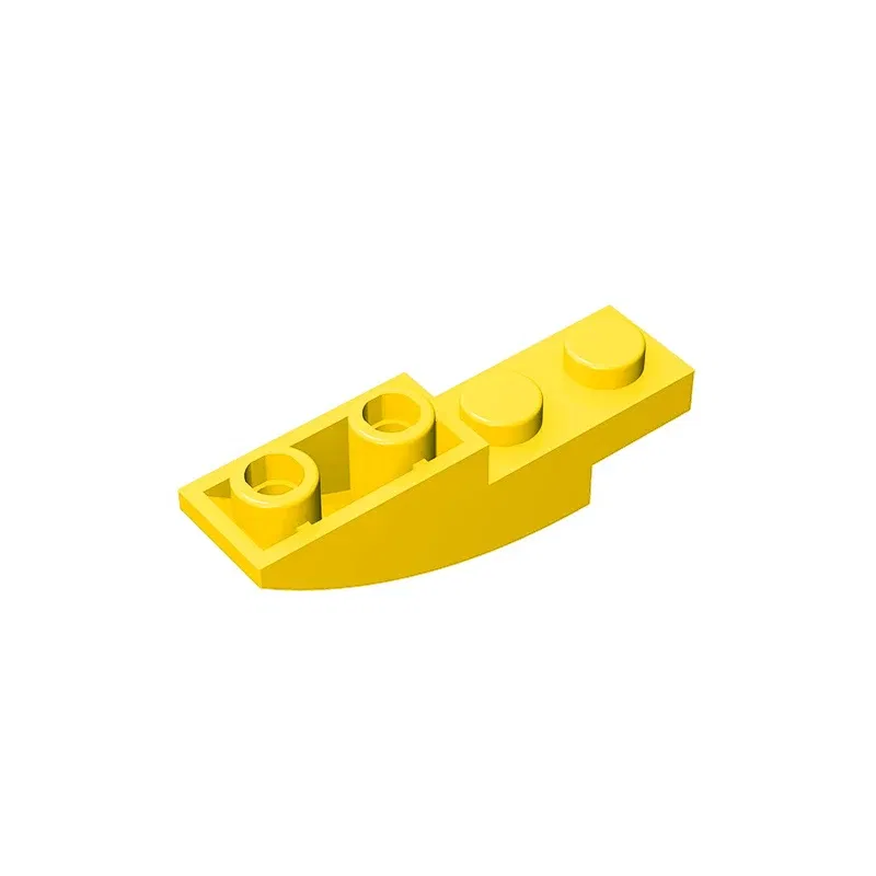 Color: Chocolate - Gobricks GDS-731 BRICK 1X4X1 INV. BOW compatible with lego 13547 children's DIY Educational Building Blocks Technical