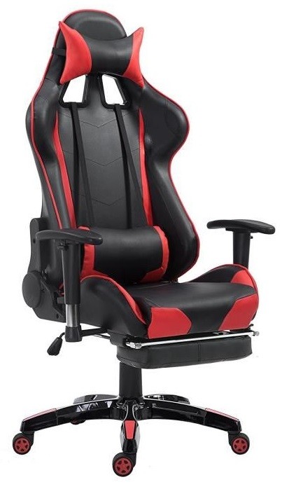 Ergonomic Red Gaming Chair High-Back Computer Chair with Lumbar Support and Adjustable Features