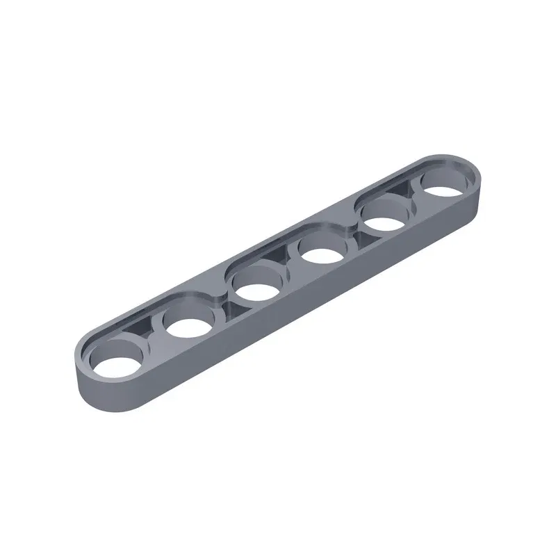 Color: plum - Gobricks GDS-694 Technical, Liftarm Thin 1 x 6 compatible with lego 32063 pieces of children's DIY Building Blocks Technical