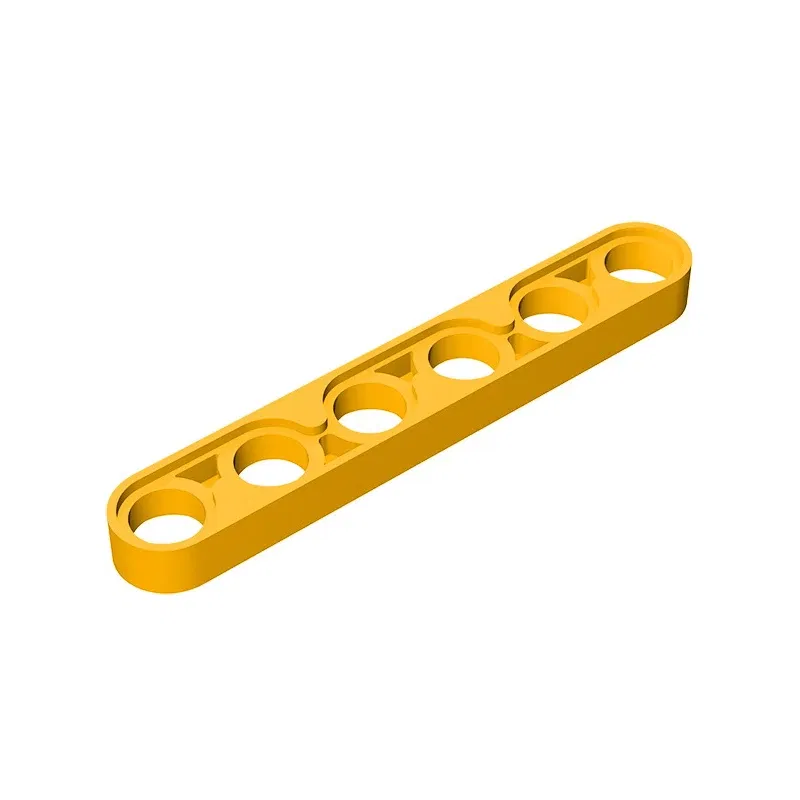 Color: plum - Gobricks GDS-694 Technical, Liftarm Thin 1 x 6 compatible with lego 32063 pieces of children's DIY Building Blocks Technical