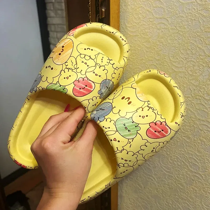 Color: Grape, Shoe Size: 36-37 - Women's Slippers Fashion Light EVA Soft Home Sole Slipper Bathroom Anti-Slip Casual Indoor Slipper Beach Sandal Flip-Flops