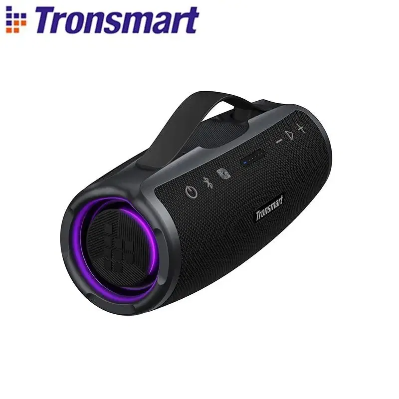 Color: black, Ships From: CHINA - New! Tronsmart Mirtune S100 Speaker 50W Bluetooth Speaker with IPX7 Waterproof, APP Control, Built-in Powerbank & Retractable