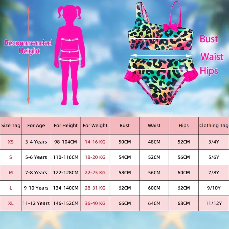 Color: PURPLE, Size: XXS - Lilo Stitch Gilrs Bow Bikini Set Trendy Two-Piece Swimsuits for Summer Stylish Beachwear Pool Fashion Bathing Suits 3-12Y