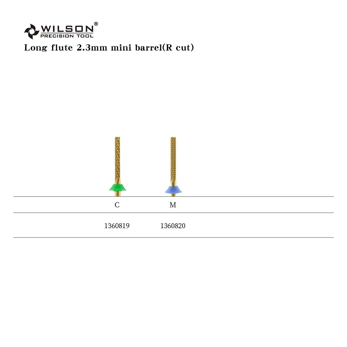 Color: Light Grey, Ships From: CHINA - WILSON Long Flute 2.3mm Mini Barrel - R Rut -Tools Nails Cutters for manicure Drill Bits nails accessories remove hard gel
