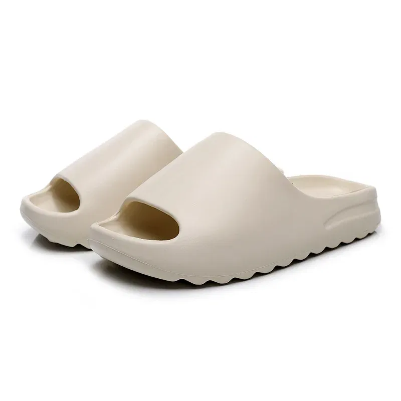 Color: SKY BLUE, Shoe Size: 40-41, Ships From: CHINA - Pallene 2025 New Men's Slippers Thick-sole Comfortable Men Sandals Non-slip Soft Sole Bathroom Slides Concise Light Men Slides