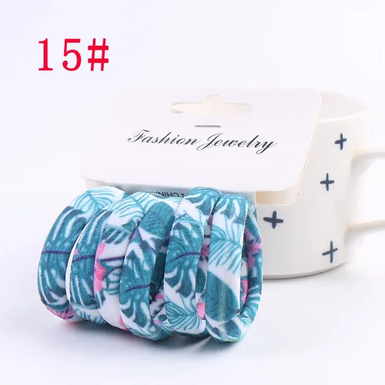 Color: Gold, Ships From: CHINA - 6PCS/Sett Cute Girls Elastic Hair Bands Scrunchies Ponytail Holder Rubber Bands Hair Ties Sweet Kids Hair Rope Hair Accessories