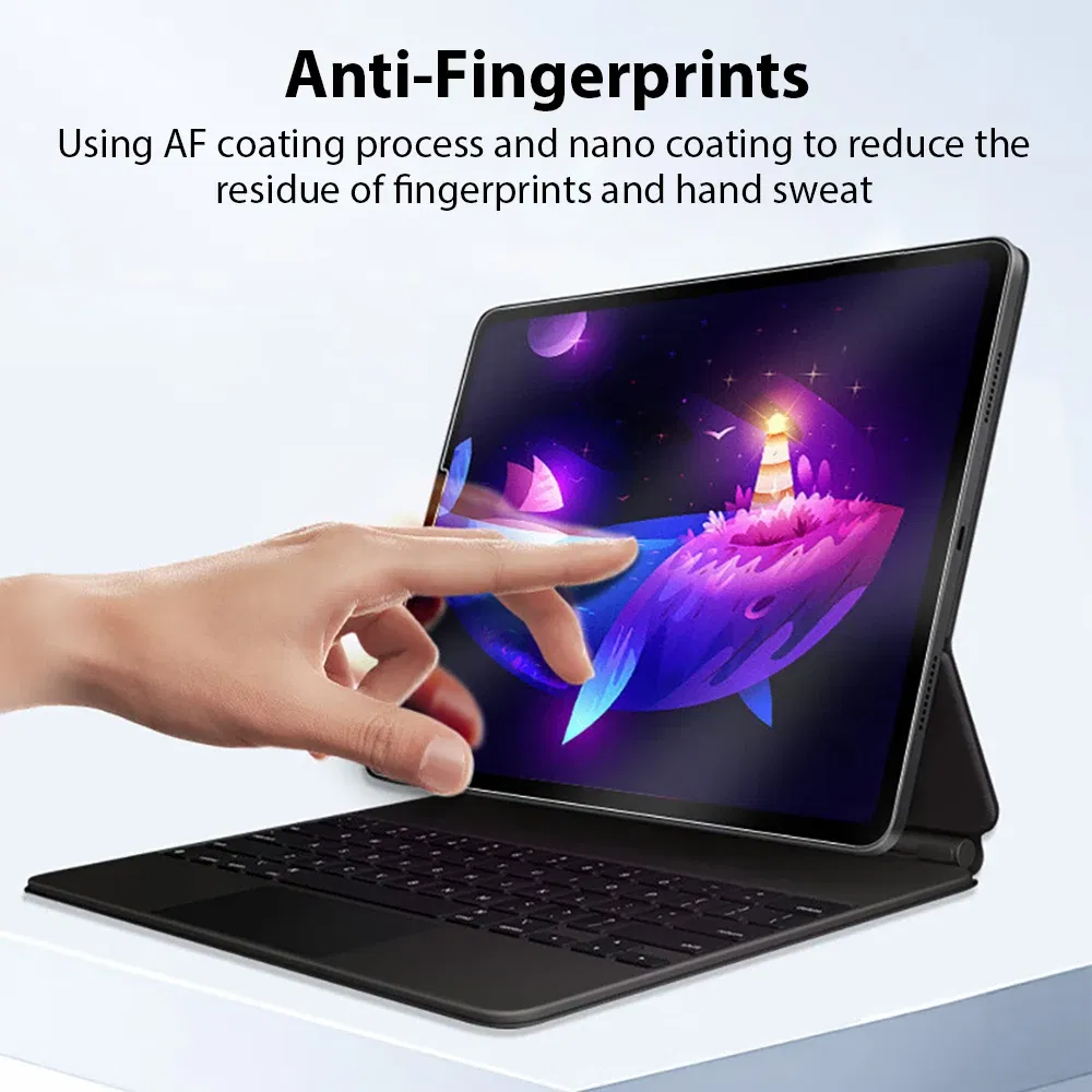 Color: PURPLE - Like Paper Film For iPad Pro 13 11 12.9 6th M4 M2 10 9 9th 10th Generation 10.9 Air 5 4 3 Mini 6 10.2 Screen Protector Paperfeel