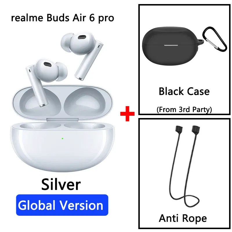 Color: Yellow, Ships From: CHINA - New! Global Version Buds Air 6 Pro True Wireless Earphone 50dB Deep Sea Noise Reduction 2.0 Bluetooth 5.3 IP55 Headphone