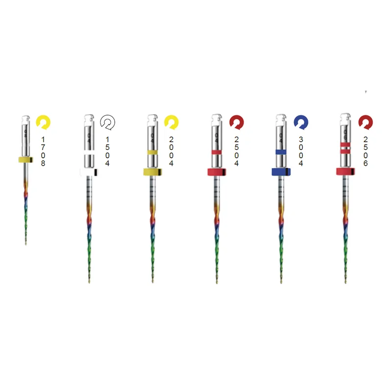 Color: FireBrick - Dental New Rotary Rainbow Files Thermal Activation Accessories Endodontic For Root Canal Files Cleaning Dentist Tool