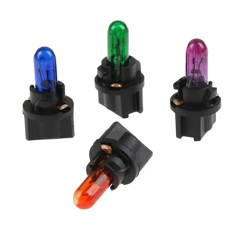 Emitting Color: Warm White - 10Pcs T5 SMD LED Car Light Automobiles Light-emitting Diode Instrument Gauge Dashboard Light Bulbs Auto Interior Indicator Lamp