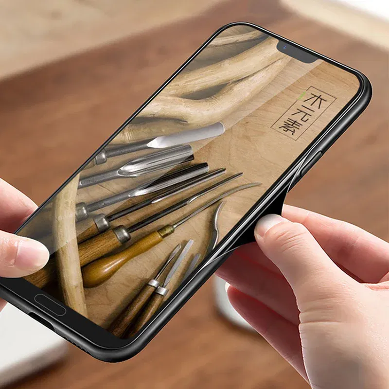 Color: Ivory, Material: nylon - Natural Wood Wooden TPU Case For Samsung Galaxy Note 20 Ultra S24 S23 S21 Ultra S20 FE S10 Plus Case Cover Phone Shell Skin Bag
