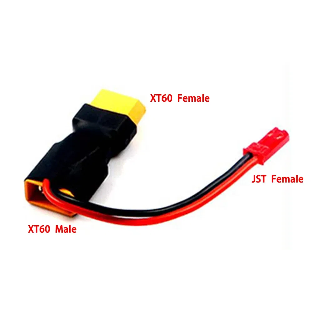 Color: Army Green - 1pcs XT60 XT T plug Female to Male JST Male / Female Adapter For RC Helicopter Quadcopter LiPo Battery Plug Connector
