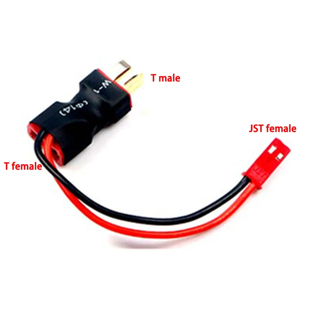 Color: Army Green - 1pcs XT60 XT T plug Female to Male JST Male / Female Adapter For RC Helicopter Quadcopter LiPo Battery Plug Connector