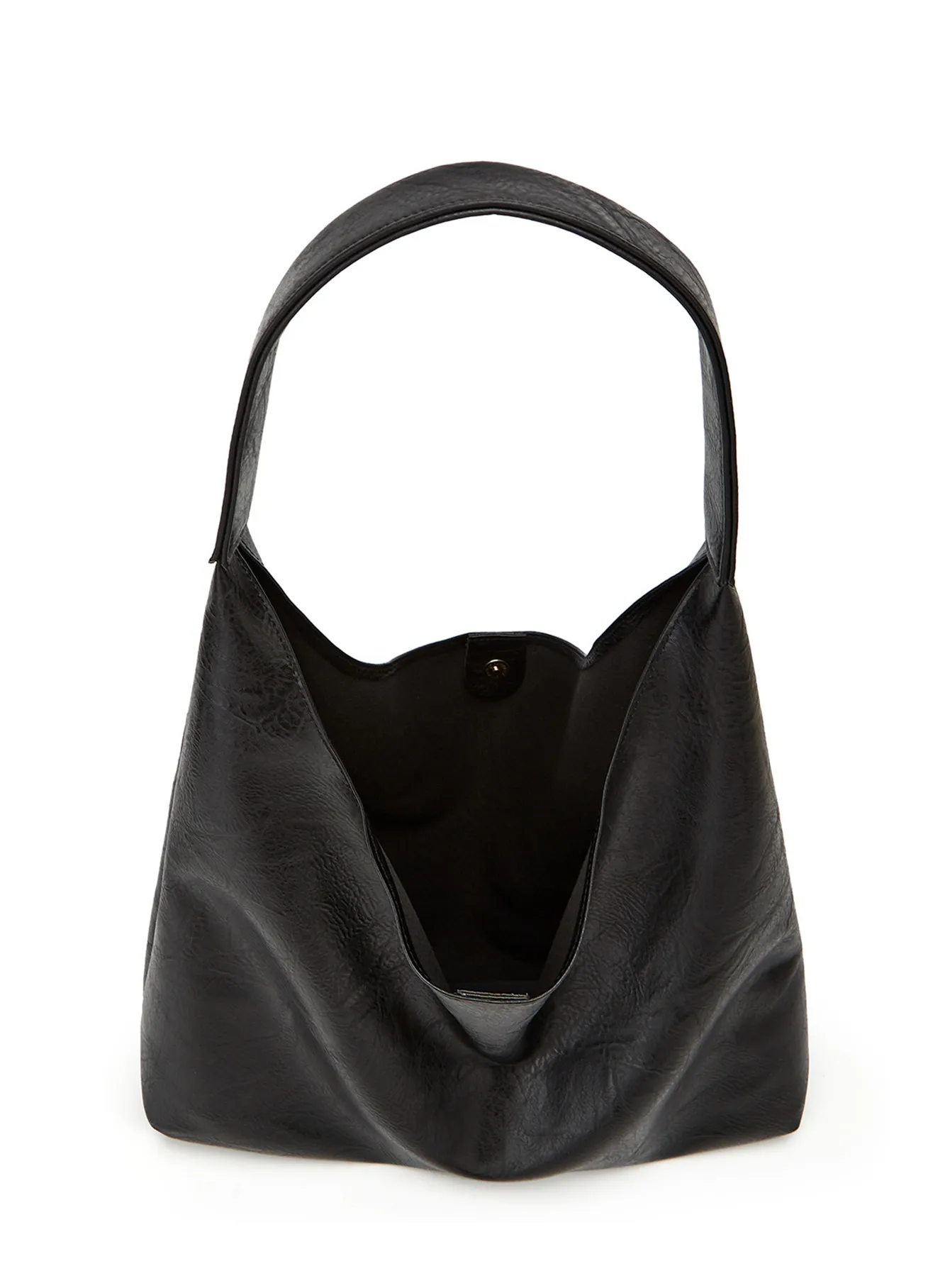Color: Ivory, Size: L - New Tote bag 100 hand bill of lading shoulder women's bag retro simple large bag Tote bag