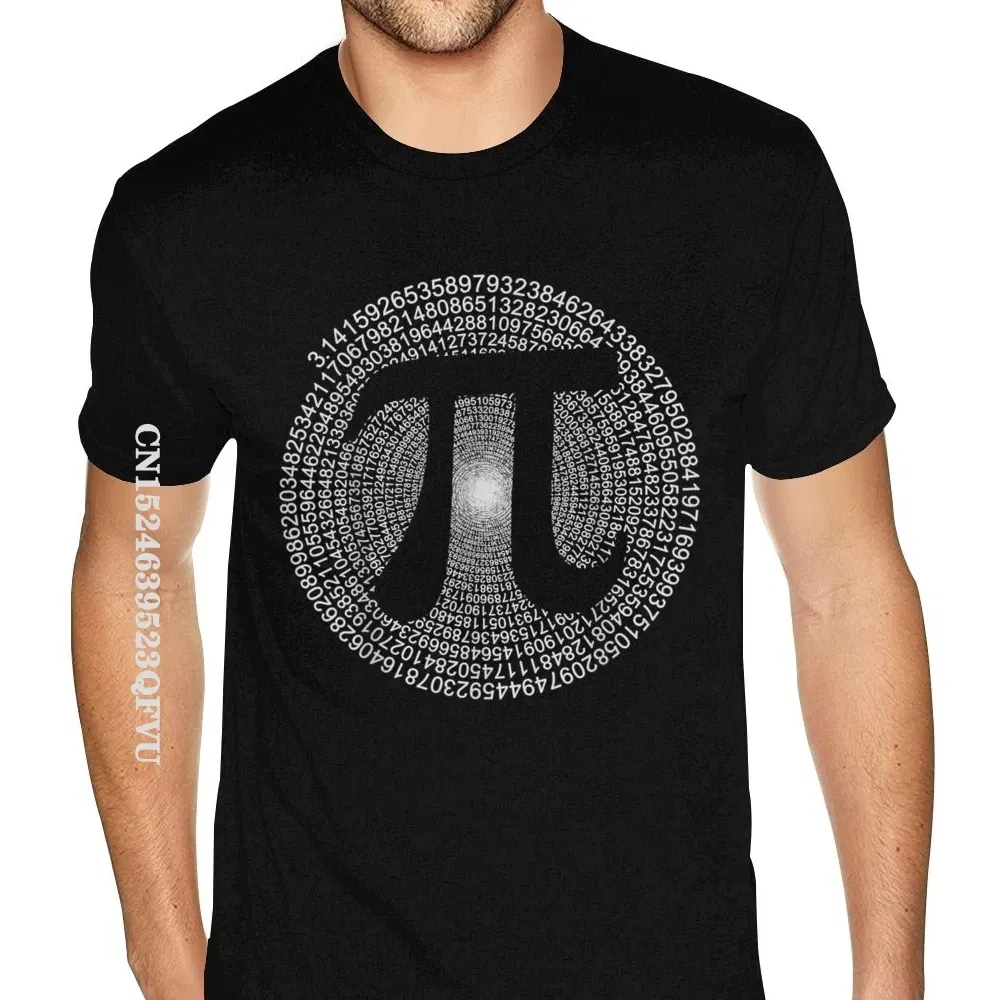 Color: PURPLE, Size: M - Classic Pi T Shirt 3,14 Pi Number Symbol Math Science Gift Tee Shirts For Men Make Your Own Soft Cotton HipHop Print Tee