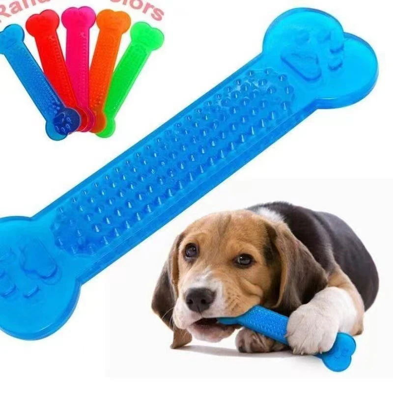 Color: black, Ships From: CHINA - Hot Sale Pet Dog Chew Toys Rubber Bone Toy Aggressive Chewers Dog Toothbrush Doggy Puppy Dental Care For Dog Pet Accessories