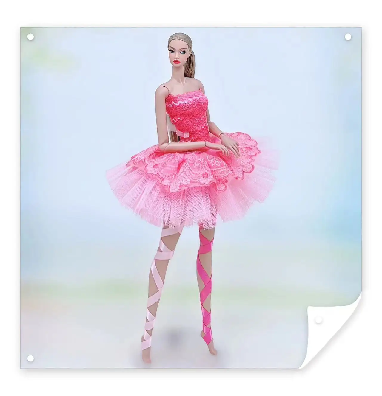 Color: GRAY - for clothes for barbie ballerina