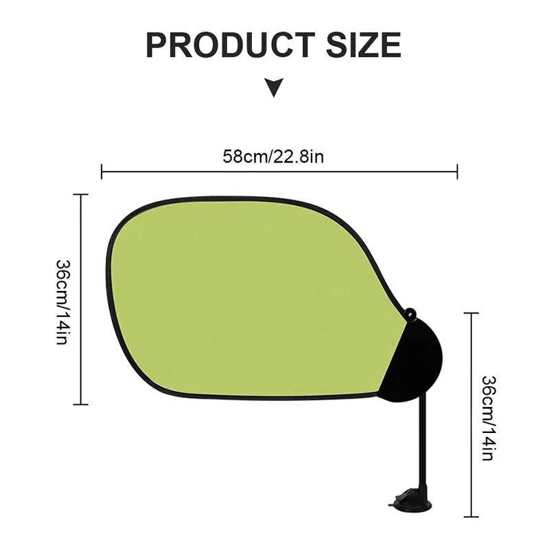 Color: Blue - BLALION Car Side Window Sun Shade UV Protection Adjustable Suction Cup Sunshade Summer Foldable Sun Protection Heat Insulation