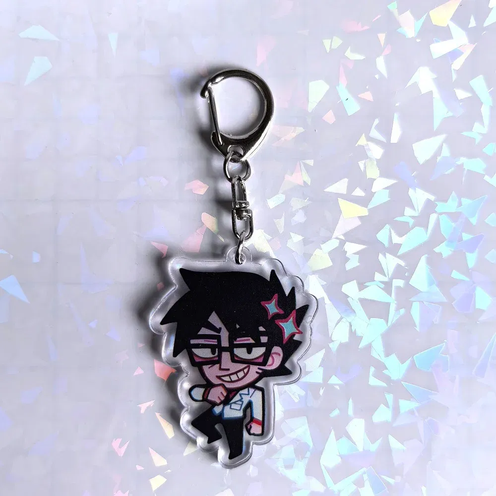 Color: Yellow, Size: 6 cm - Crooked boy Scott Pilgrim Takes Off acrylic keychain birthday gift for boys and girls