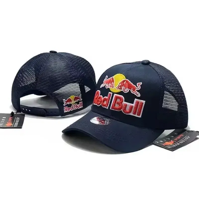 Color: black - Red Bull Racing Cap High Quality Men's Red Bull Baseballcap Women's Summer Red Bull Sports Cap