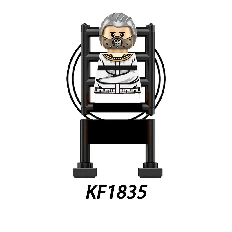 Color: Multicolor - 2025 Building Blocks KF6173 KF6175 KF6176 Halloween Horror Jason Sally Leather Face Jack Character Figures Bricks Children Toys