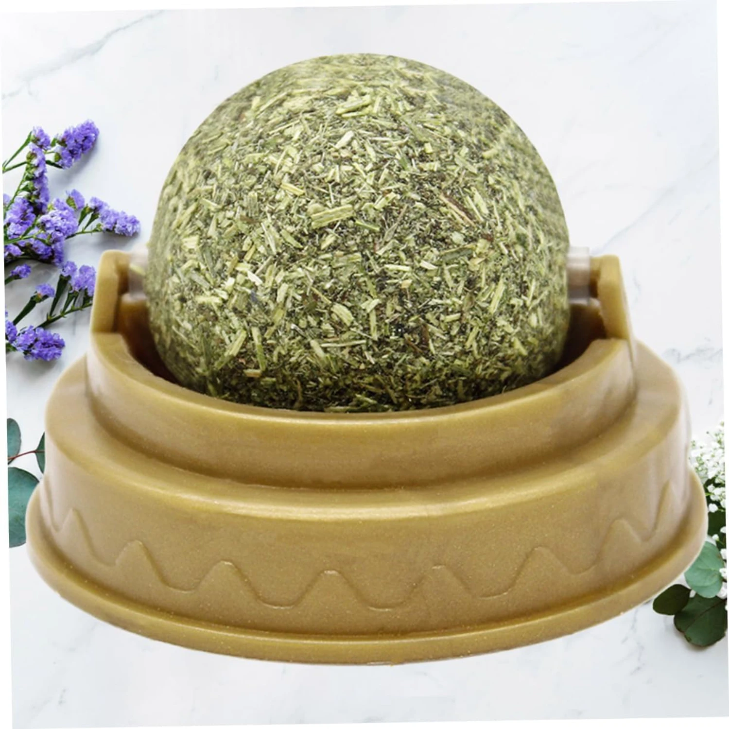 Color: Beige, Ships From: CHINA - Treat Your Feline Friend to Healthy and Happy Times with this Delicious and Unique Catnip Mint Candy Ball Set - A Must-Have Trea