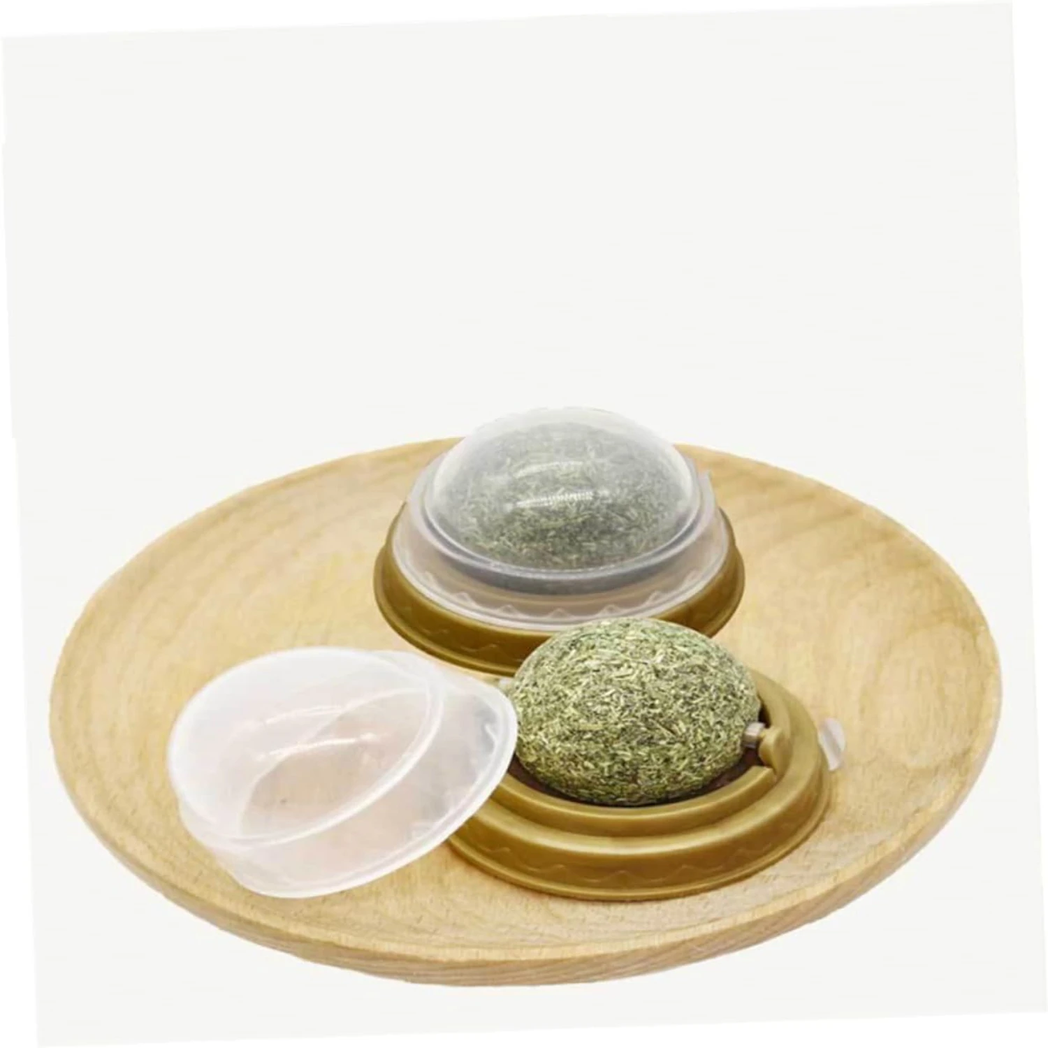 Color: Beige, Ships From: CHINA - Treat Your Feline Friend to Healthy and Happy Times with this Delicious and Unique Catnip Mint Candy Ball Set - A Must-Have Trea