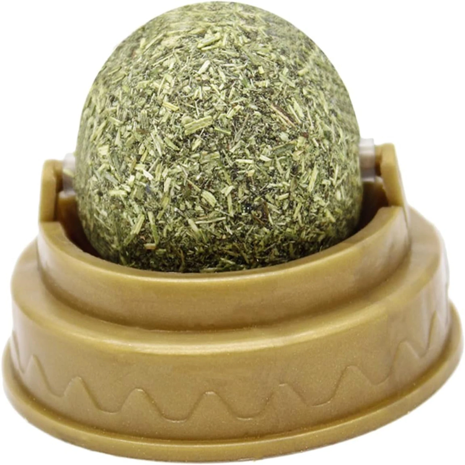 Color: Beige, Ships From: CHINA - Treat Your Feline Friend to Healthy and Happy Times with this Delicious and Unique Catnip Mint Candy Ball Set - A Must-Have Trea